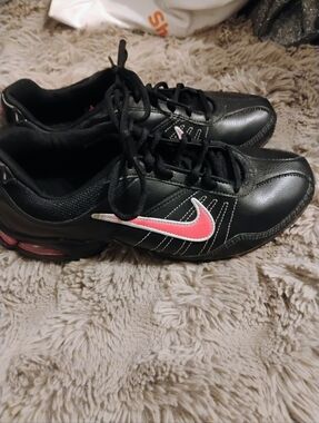 Women's Pink And Black Nike Trainers